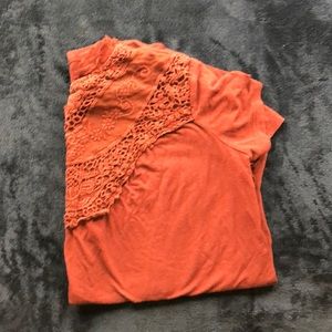 burgundy blouse with cute design